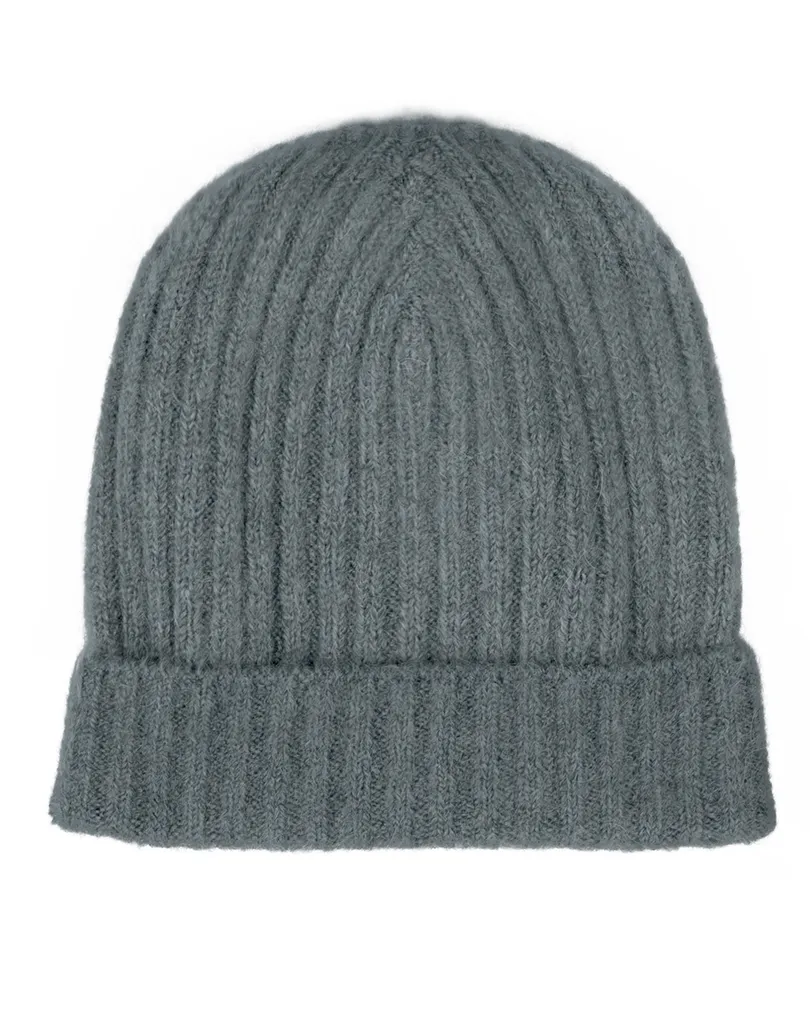 M�tze mit Alpaka und Wolle in  grau von Made in Italy (Bild 1)