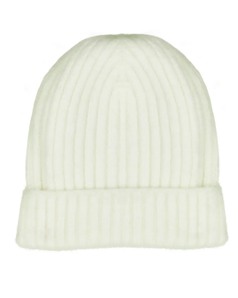 M�tze mit Alpaka und Wolle in  wollwei� von Made in Italy (Bild 1)