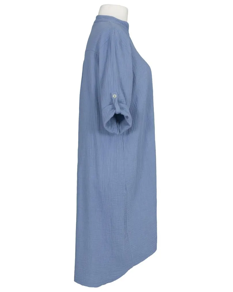 Musselin Kleid in  blau von Made in Italy (Bild 3)
