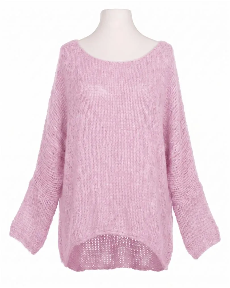 Oversize Pullover Grobstrick in  rosa von New Collection (Bild 1)