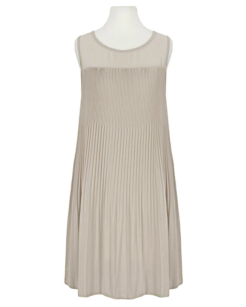 Plissee Tunika in  beige von Montan (Bild 1)
