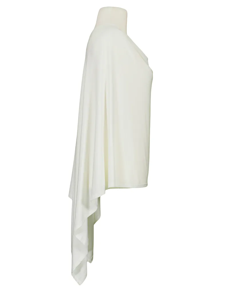 Poncho Viskose in  wollwei� von RESTART (Bild 2)