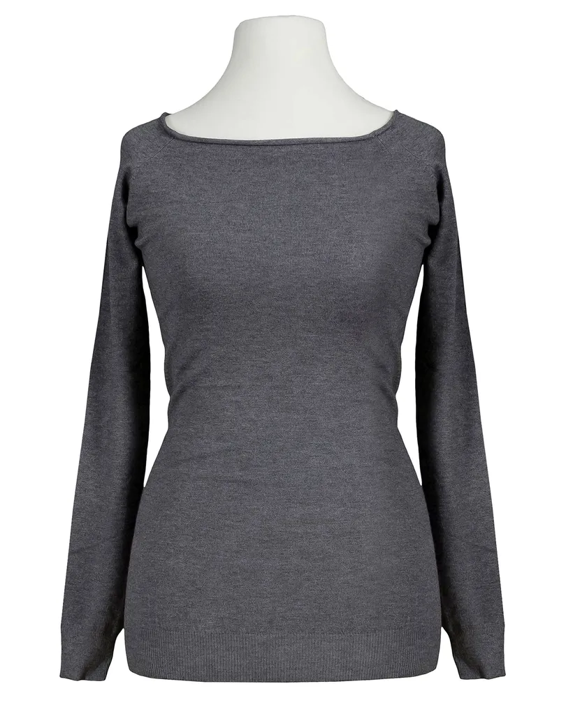 Pullover Feinstrick in  grau von Minority (Bild 1)