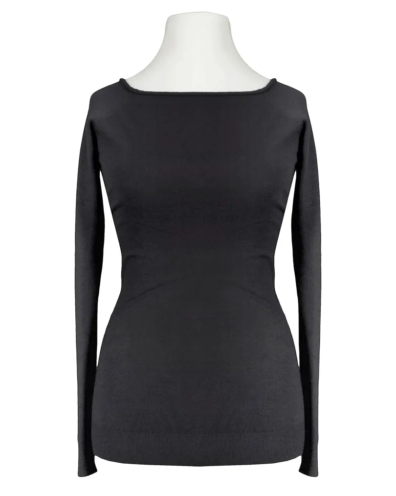 Pullover Feinstrick in  schwarz von Minority (Bild 1)