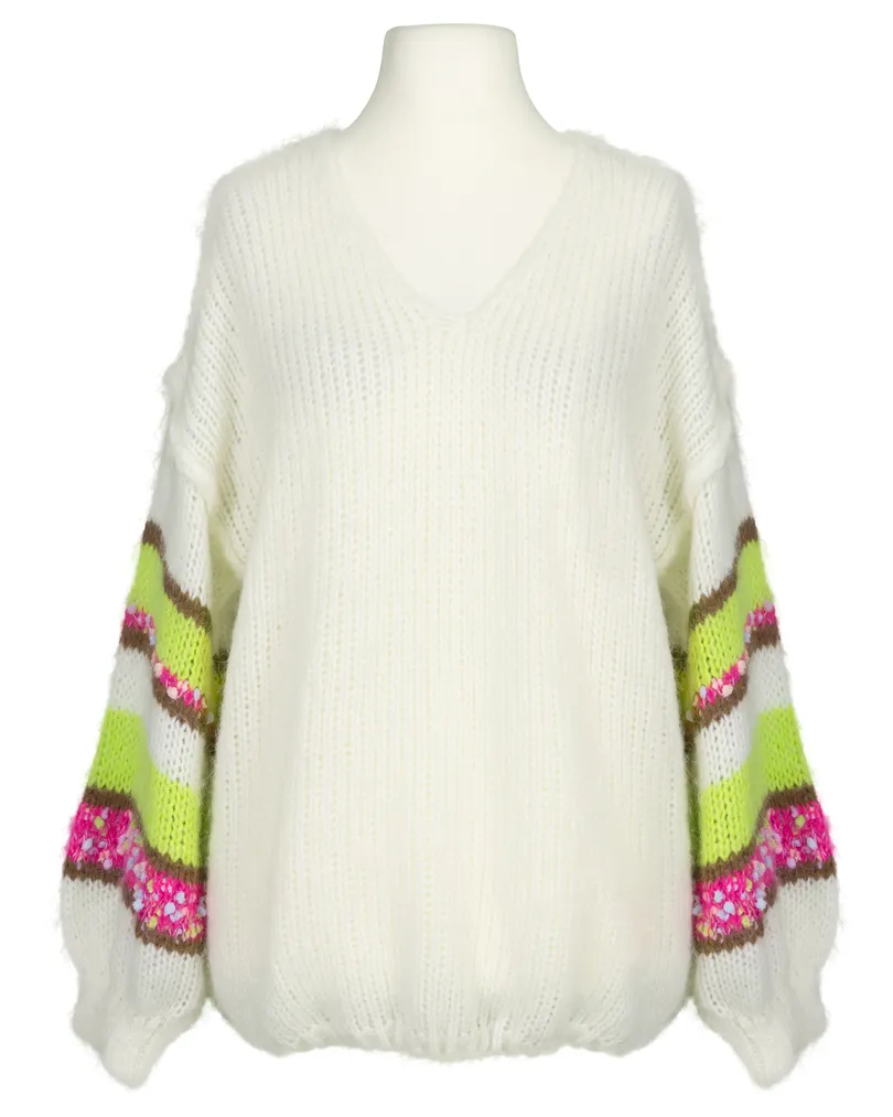 Pullover Flauschstrick in  wollwei� von Monday Afternoon (Bild 1)