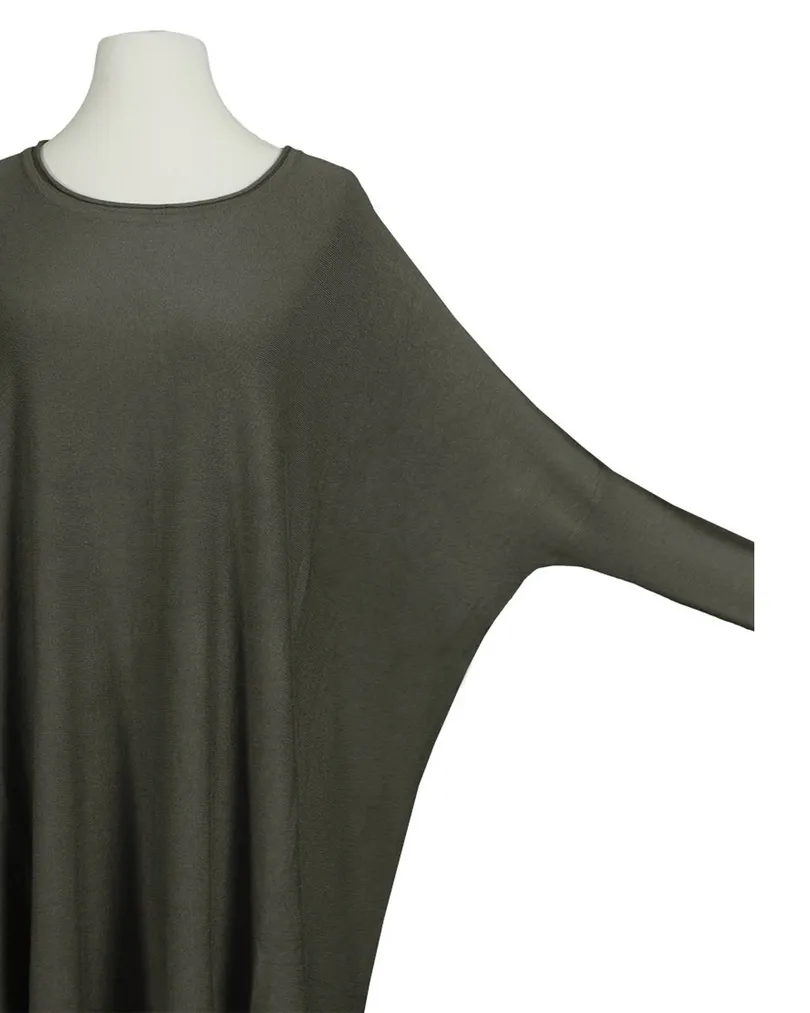 Pullover Fransen in  oliv von Made in Italy (Bild 3)