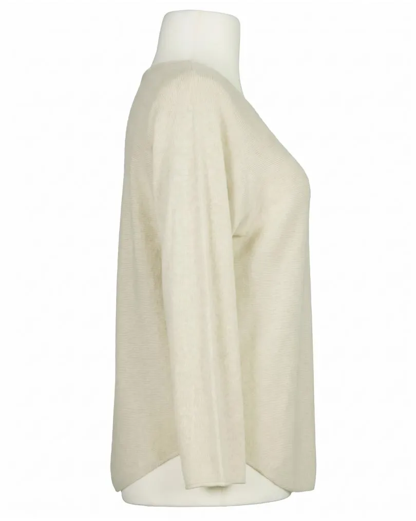 Pullover gerader Schnitt in  beige von Made in Italy (Bild 2)