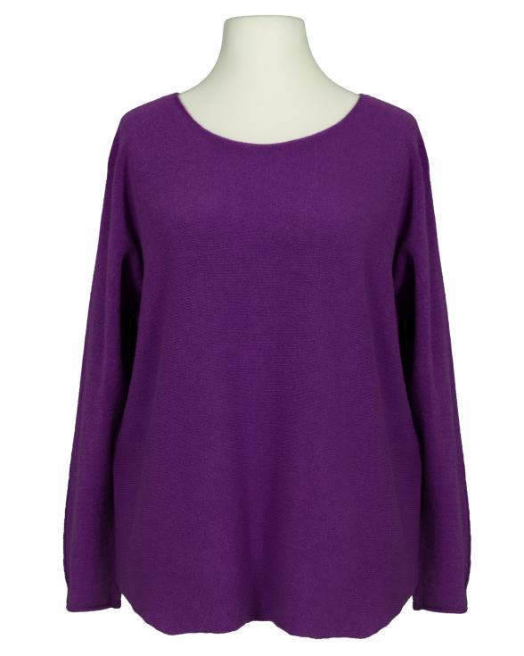 Pullover gerader Schnitt in lila von Made in Italy