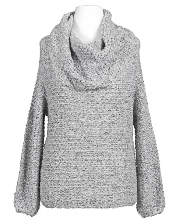 Pullover Grobstrick in grau von H.liesel