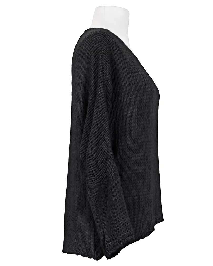 Pullover Grobstrick in  schwarz von New Collection (Bild 2)