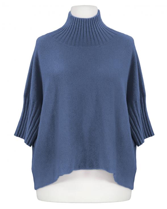 Pullover Kastenform in blau von Made in Italy