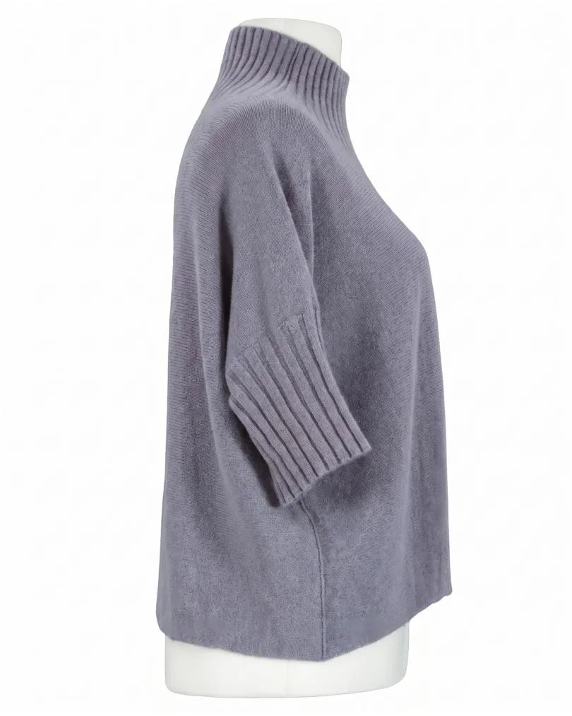 Pullover Kastenform in  dunkelgrau von Made in Italy (Bild 2)