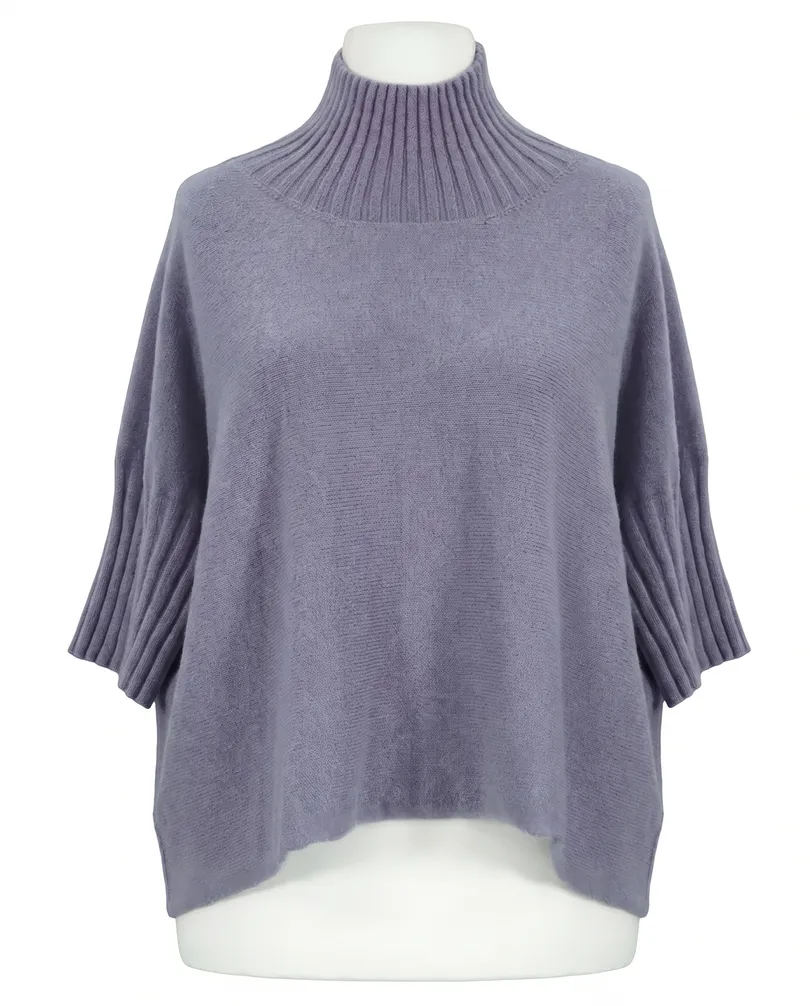 Pullover Kastenform in  grau von Made in Italy (Bild 1)