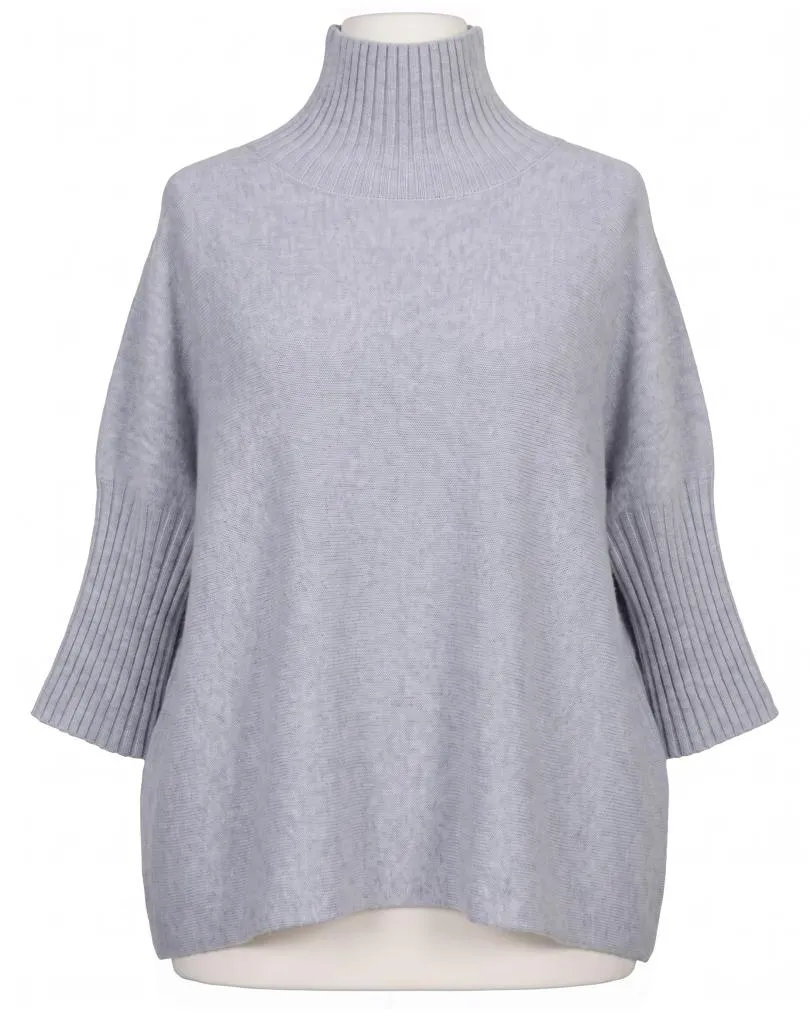 Pullover Kastenform in  grau von Made in Italy (Bild 1)