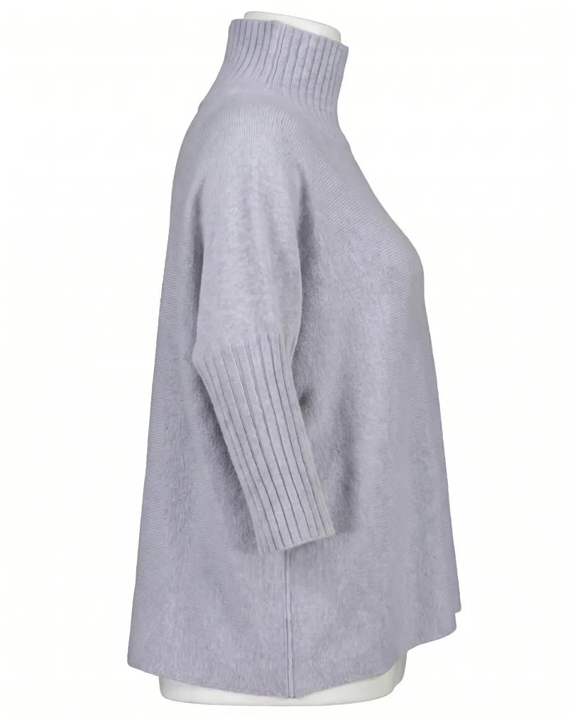 Pullover Kastenform in  grau von Made in Italy (Bild 2)