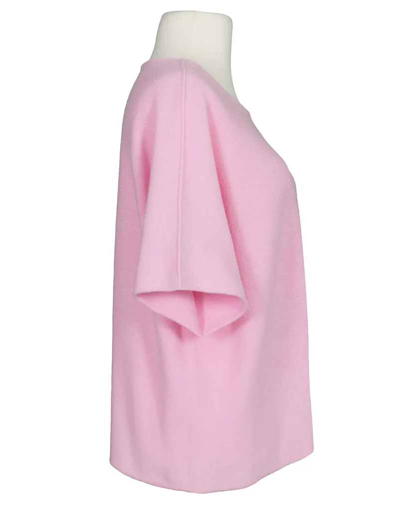 Pullover Kastenform in  rosa von Made in Italy (Bild 2)
