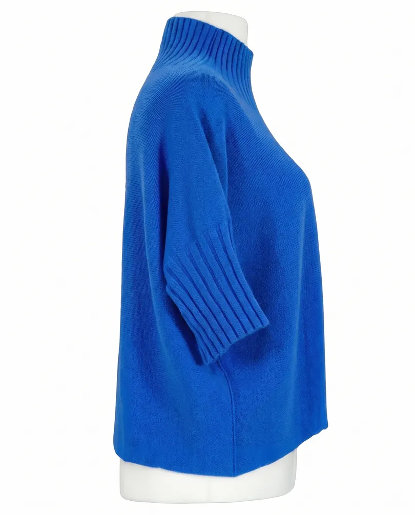 Pullover Kastenform in  royalblau von Made in Italy (Bild 2)