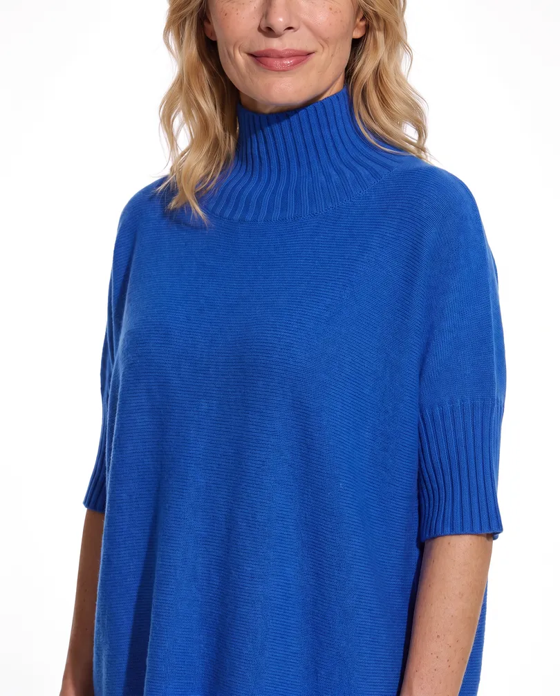 Pullover Kastenform in  royalblau von Made in Italy (Bild 4)