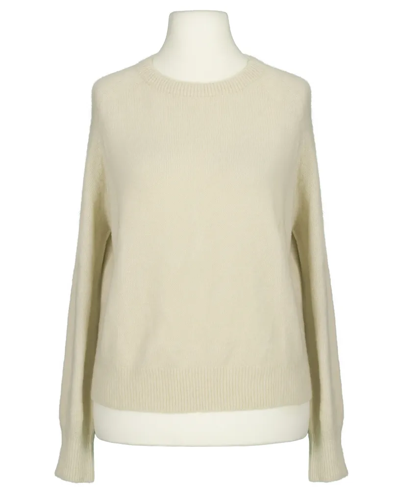 Pullover mit Alpaka in beige von Made in Italy