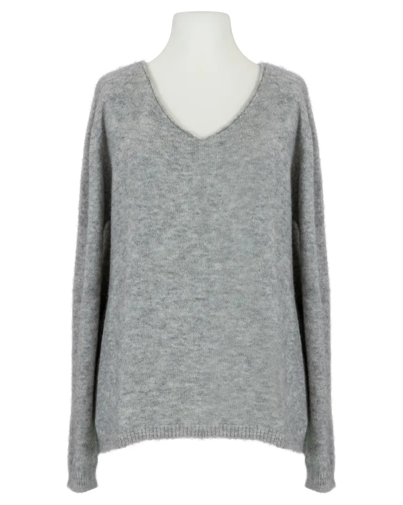 Pullover mit Alpaka in  grau von Selected Touch (Bild 1)