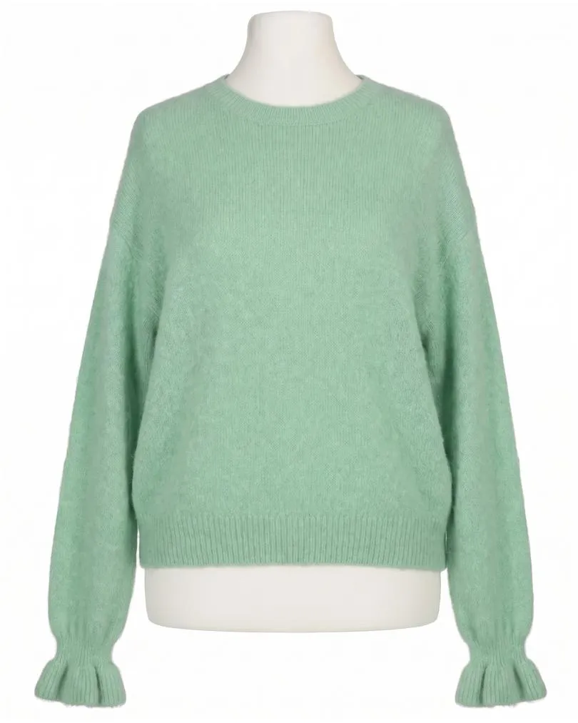 Pullover mit Alpaka in  mint von Made in Italy (Bild 1)