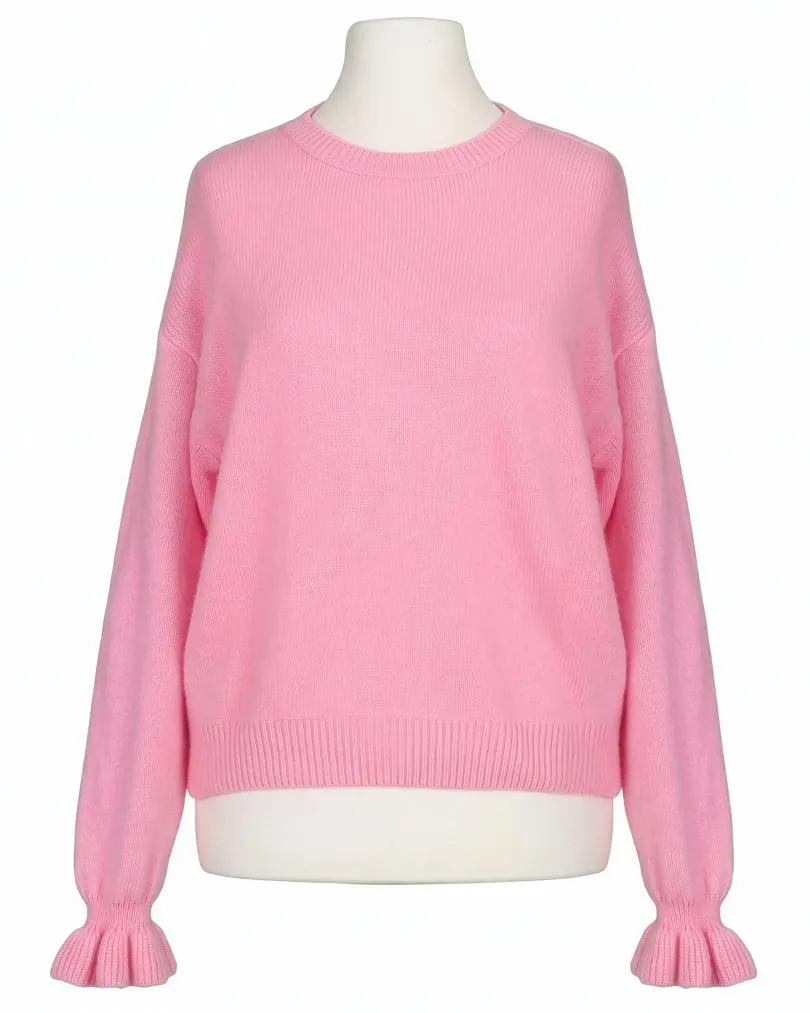 Pullover mit Alpaka in  rosa von Made in Italy (Bild 1)