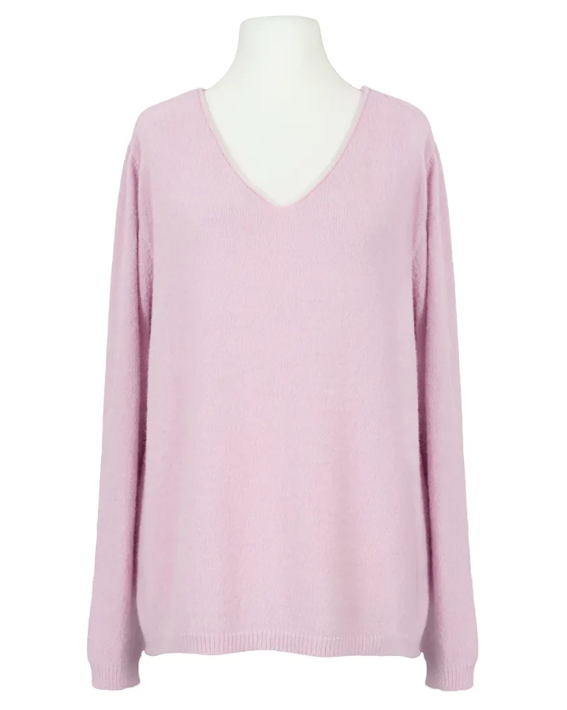 Pullover mit Alpaka in  rosa von Selected Touch (Bild 1)