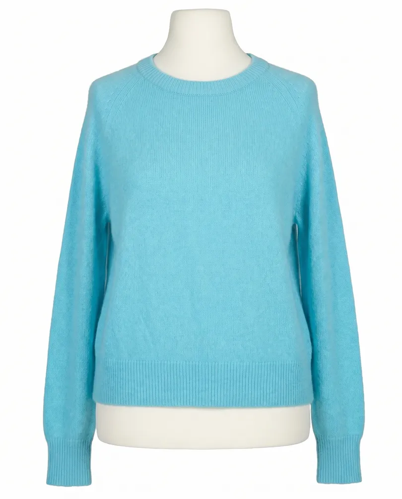Pullover mit Alpaka in t�rkis von Made in Italy