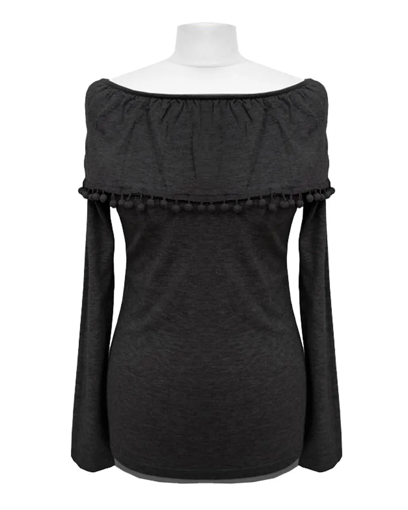 Pullover mit Bommeln in  schwarz von Wonder (Bild 1)