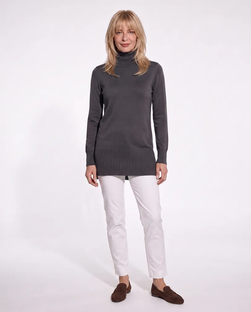 Pullover mit Cashmere in  anthrazit von Spaziodonna (Bild 3)