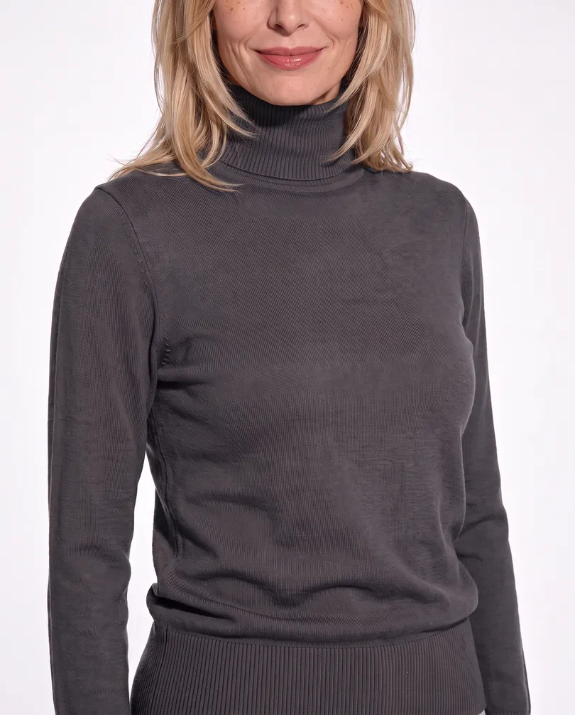 Pullover mit Cashmere in  anthrazit von Spaziodonna (Bild 4)