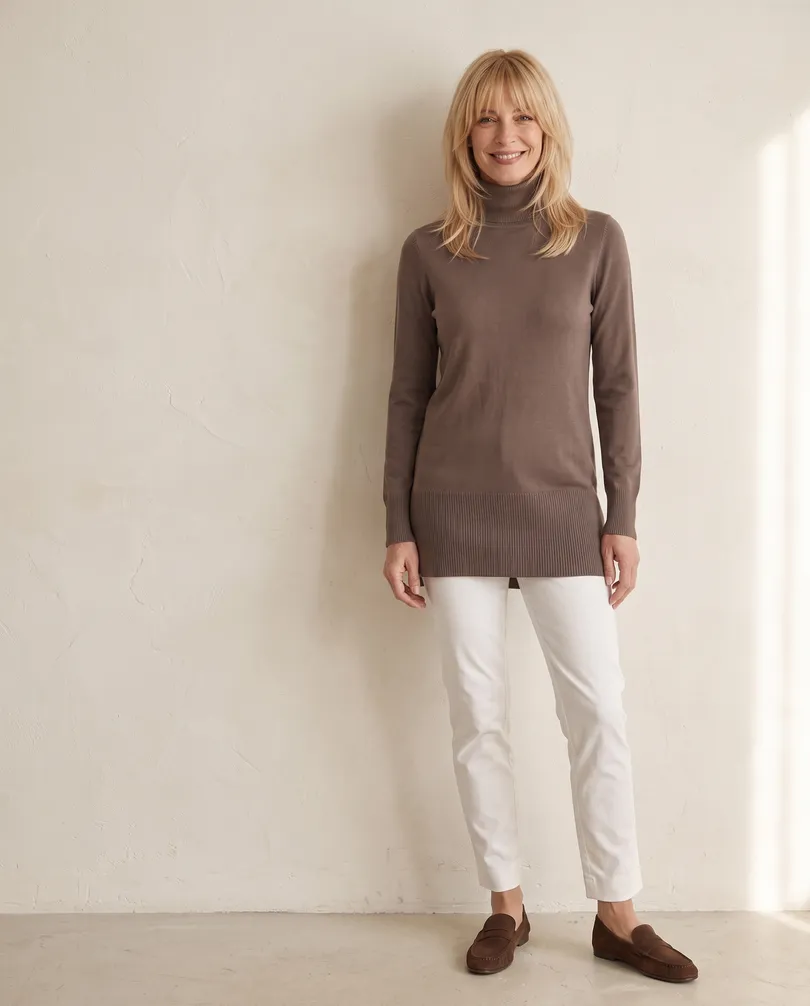 Pullover mit Cashmere in  braun von Spaziodonna (Bild 5)