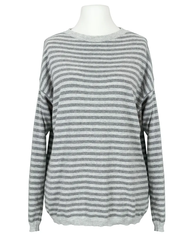 Pullover mit Cashmere in  grau von Made in Italy (Bild 1)
