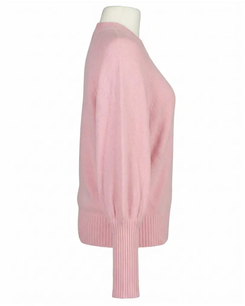 Pullover mit Fledermausarm in  rosa von Made in Italy (Bild 2)