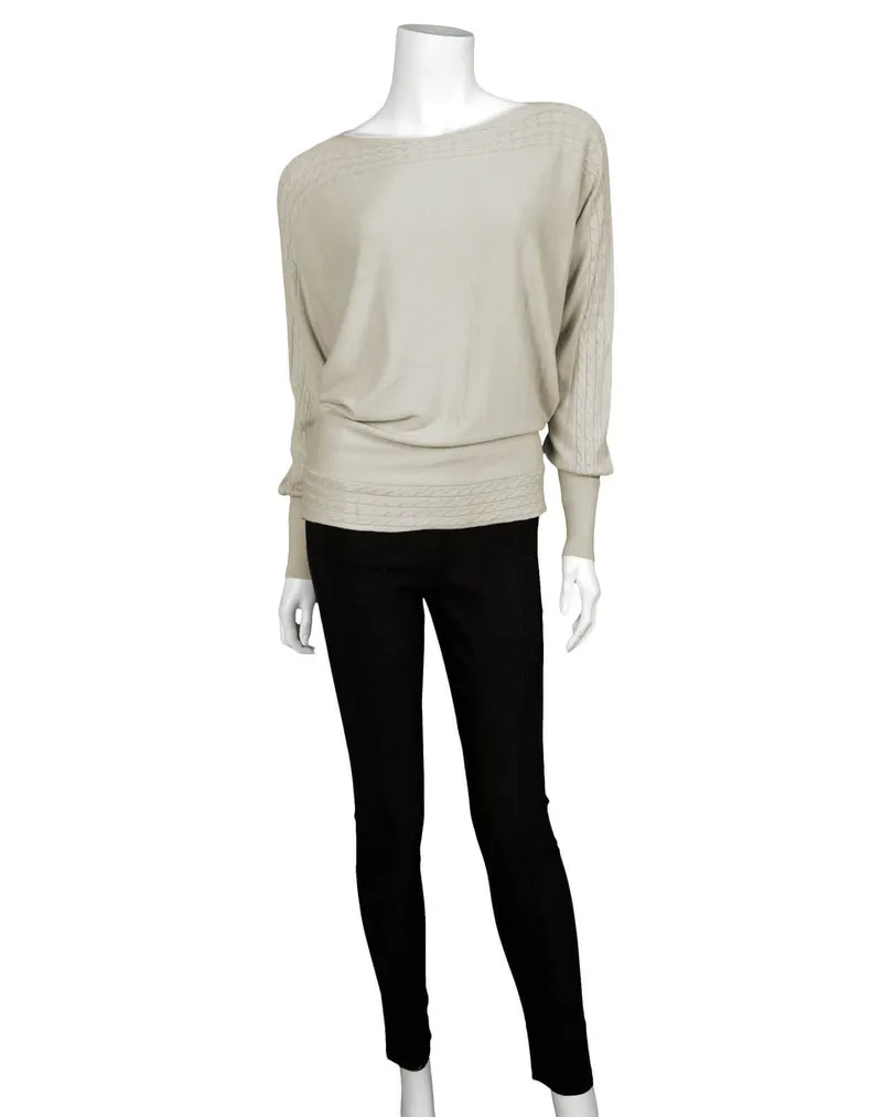 Pullover mit Cashmere in  beige von Dolce Piccante (Bild 2)
