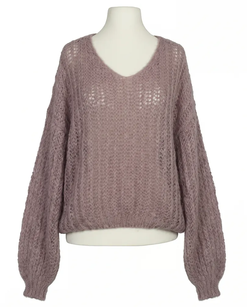 Pullover mit Mohair in  braun von Selected Touch (Bild 1)