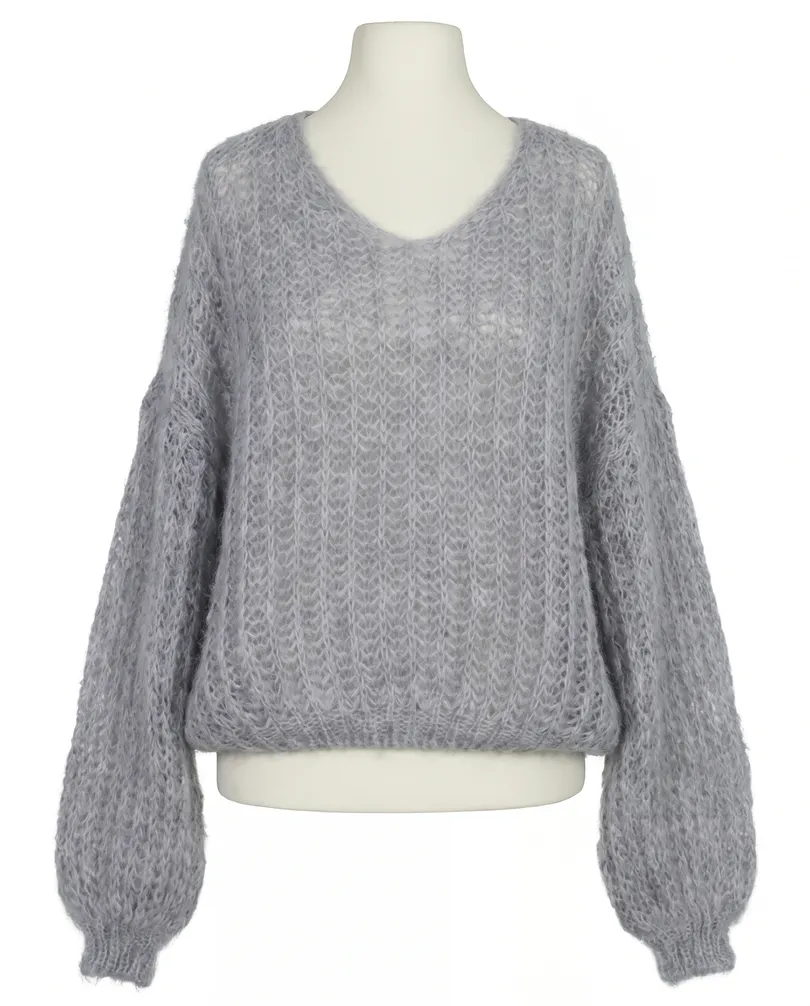 Pullover mit Mohair in grau von Selected Touch