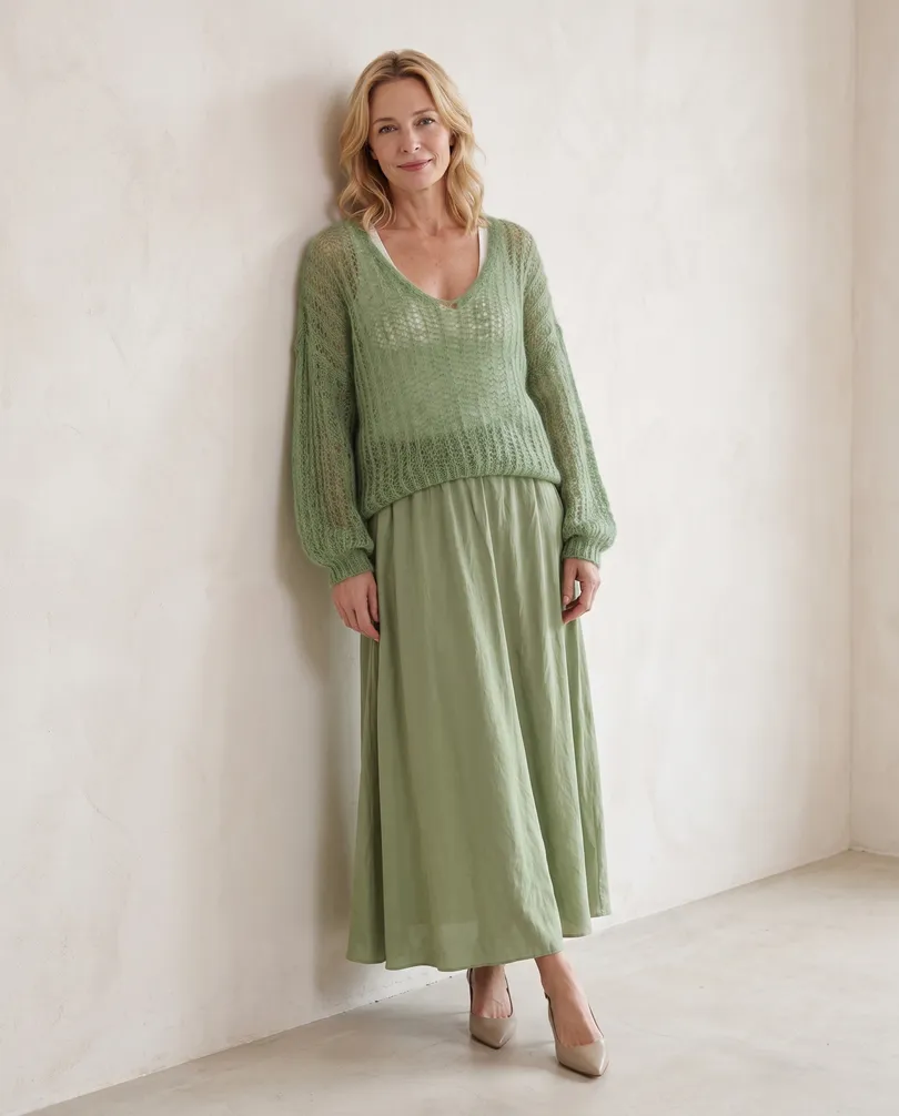 Pullover mit Mohair in  lindgr�n von Selected Touch (Bild 5)