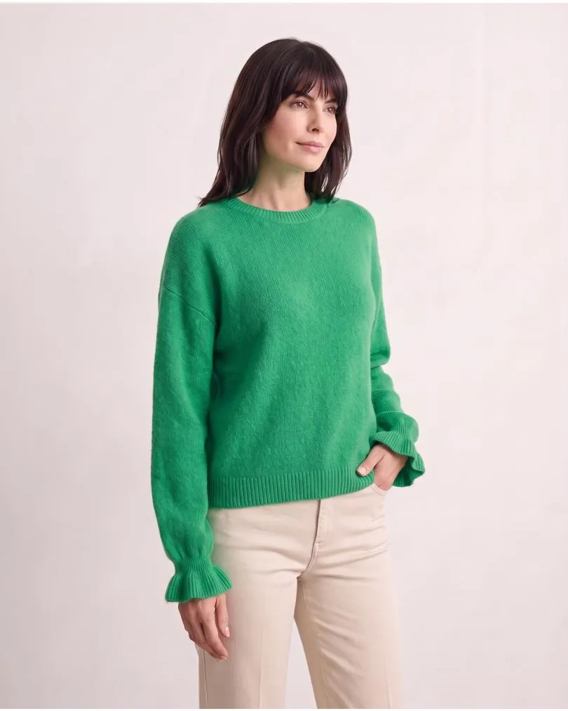 Pullover mit Volantarm in  gr�n von Made in Italy (Bild 6)