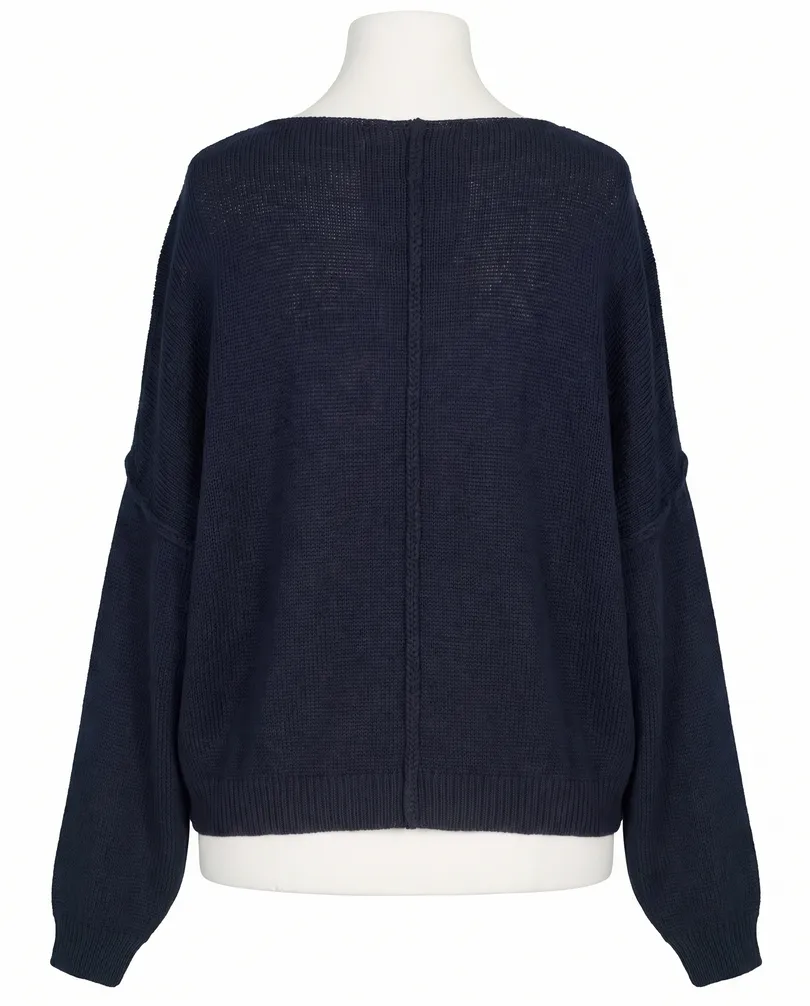Pullover mit Ziern�hte in  dunkelblau von Selected Touch (Bild 2)