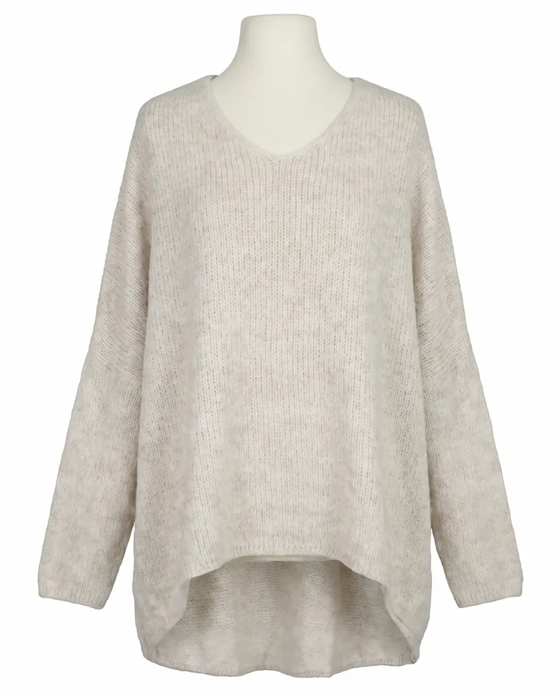 Pullover Oversize in beige von IMPRESS
