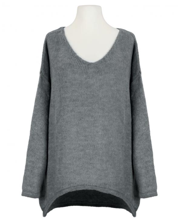 Pullover Oversize in grau von Selected Touch