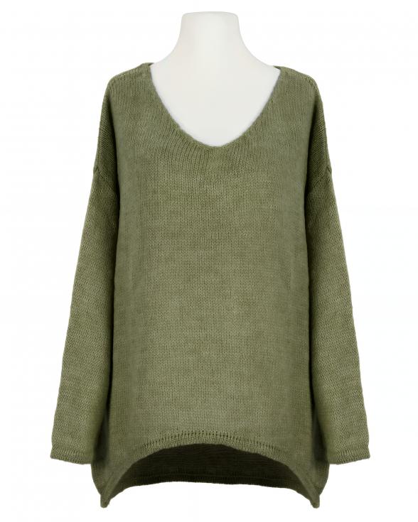 Pullover Oversize in khaki von Selected Touch