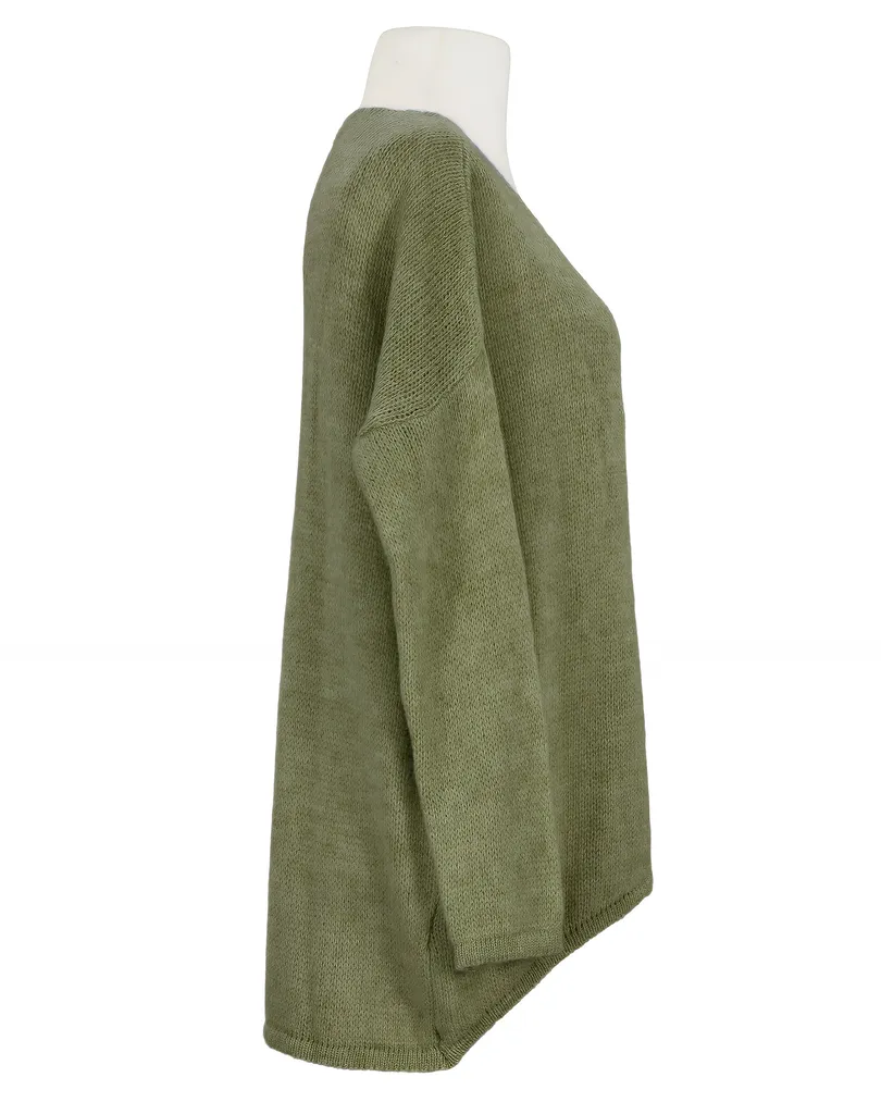 Pullover Oversize in  khaki von Selected Touch (Bild 2)