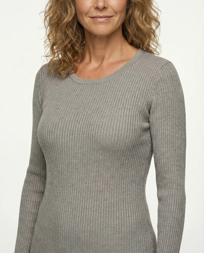 Pullover Rippstrick in  braun von FASHION (Bild 3)