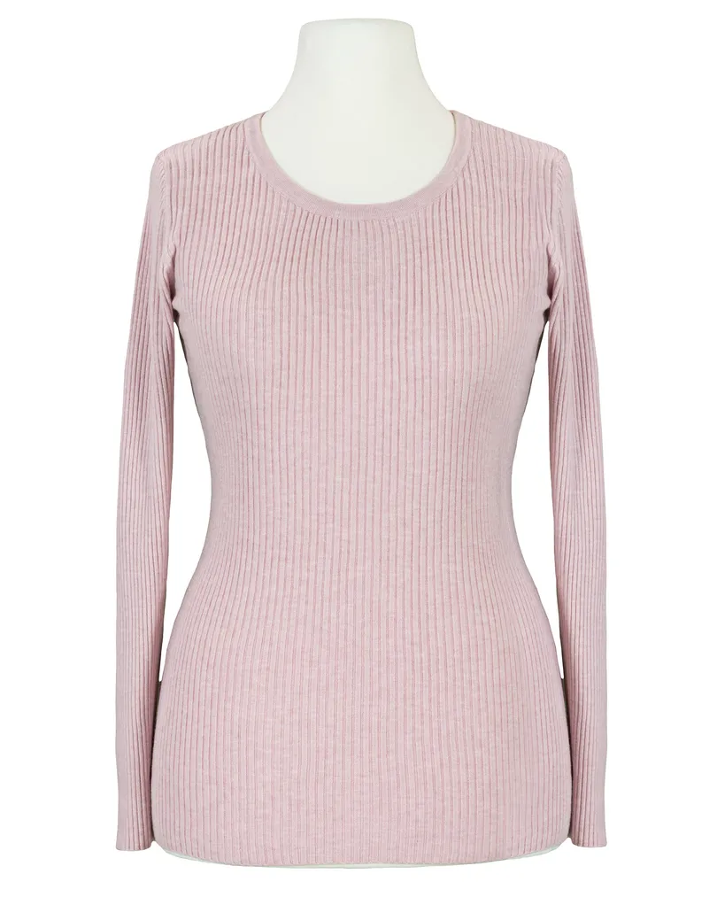 Pullover Rippstrick in rosa von FASHION