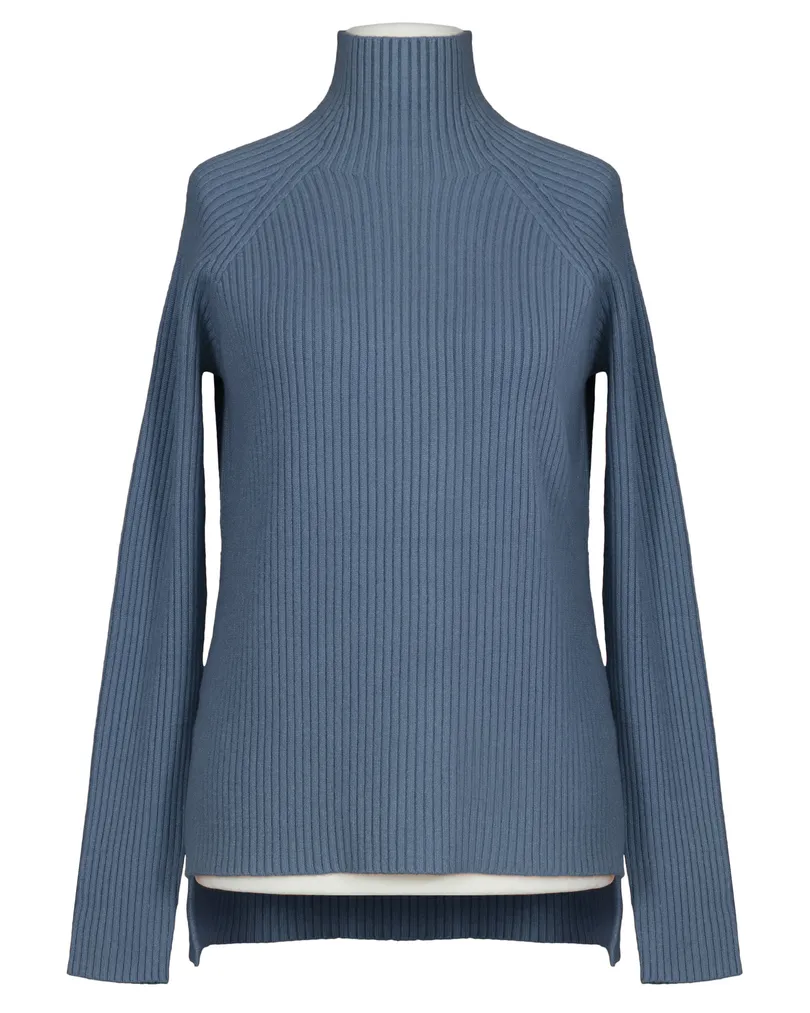 Pullover Stehkragen in  blau von Made in Italy (Bild 1)
