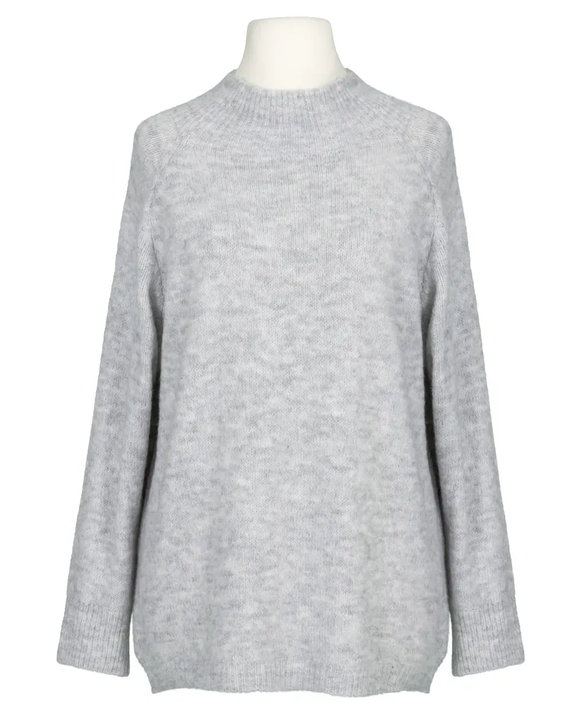 Pullover Stehkragen in  grau von Made in Italy (Bild 1)