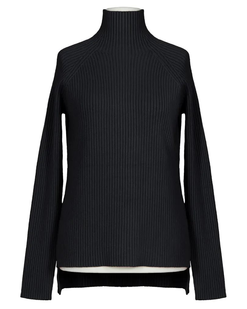 Pullover Stehkragen in  schwarz von Made in Italy (Bild 1)