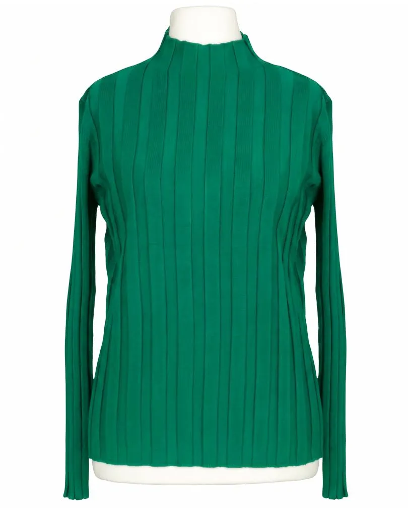 Pullover Stehkragen in  smaragdgr�n von Moda Milano (Bild 1)